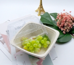 Biodegradable 32oz bagasse bowl bagasse bowls bagasse food packaging bowl with lid