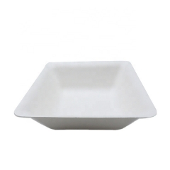 9.2 Inch Sugarcane biodegradable disposable bowl with lid