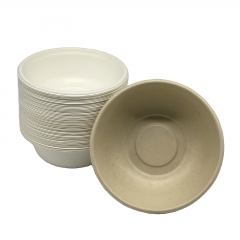 Biodegradable Popular Middle Size Bagasse Pulp Biodegradable Bowl for Salad