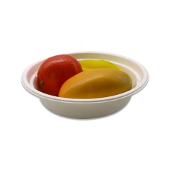 Compostable 16oz sturdy biodegradable sugarcane bagasse bowl with lid