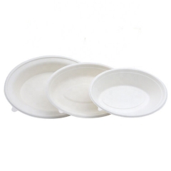 Bol de papier de canne à sucre biodégradable compostable jetable de 32 oz