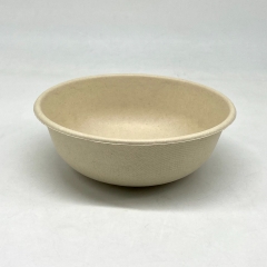 Designed Eco Friendly Biodegradable Sugarcane 16oz Disposable Salad Bowl