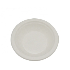 16OZ Runde biologisch abbaubare Bagasse-Schüssel Kompostierbare Schüssel Takeaway-Schüssel