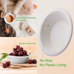 Bol de bagasse 100% biodégradable de pulpe de canne à sucre de 16OZ