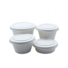 250ml Cheap Price Cup Biodegradable Bagasse Cup With Lids