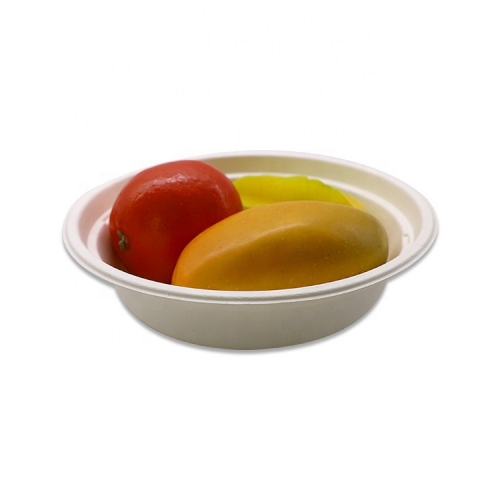 16oz 500ml biodegradable compostable sugarcane bagasse bowl with lid