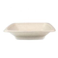 12oz Square Tableware Biodegradable Sugarcane Compostable Bowl For Salad