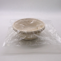 Cuenco desechable de bagazo desechable de 16 oz biodegradable