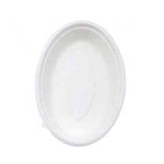 100% Compostável Bagaço Recipiente de comida 24OZ Sugarcane Salad Bowl