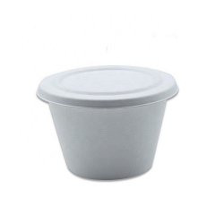 Taza desechable compostable de caña de azúcar de 25 oz