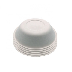 16oz weiße biologisch abbaubare Suppenschüssel aus Zuckerrohr für Restaurant