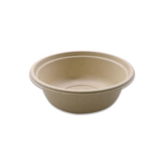100% compostable 16oz eco-friendly biodegradable disposable sugarcane bagasse bowl with lid
