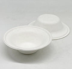 16oz Compostable disposable biodegradable sugarcane disposable plastic soup salad hot soup bowls