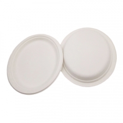 Hot Selling Biodegradable Disposable Bagasse Oval Party Plates