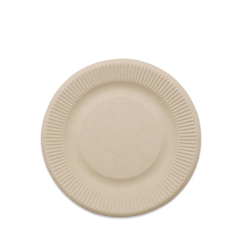 Top selling nontoxic microwaveable disposable sugarcane dinner plates for food