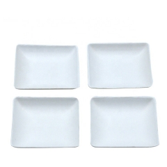 Eco Biodegradable Disposable Compostable Square Bagasse Plate