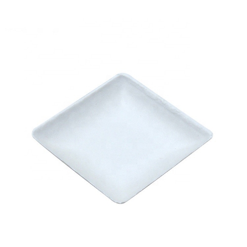 Plaque de bagasse carrée compostable jetable éco biodégradable