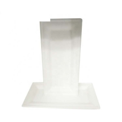 New Product Rectangle Disposable Compostable Sugarcane Biodegradable Plate