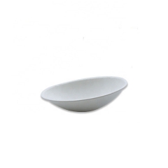 Newest Egg Shape Disposable Bagasse Pulp Sugarcane Plate