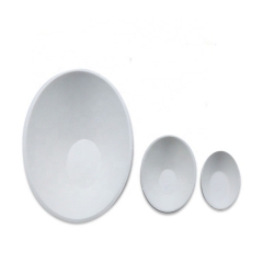 Elegant Egg Shape Sugarcane 100% Biodegradable Party Plates