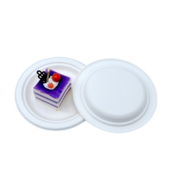 Eco-friendly Disposable Sugarcane Bagasse Paper Plates Biodegradable Tableware for Party