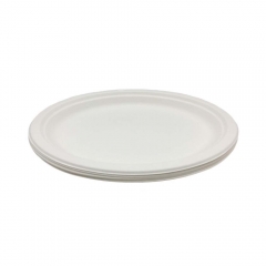 Promotional top quality disposable biodegradable sugarcane plates