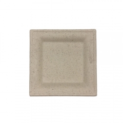 Factory Wholesale Eco-Friendly Disposable Sugarcane Bagasse Square plates