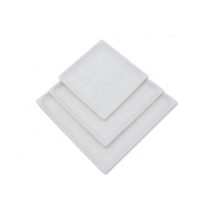 Disposable Sugarcane Bagasse Square plates for Dessert