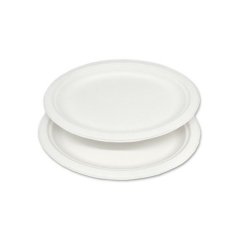 Eco-friendly Biodegradable Disposable Oval shape Bagasse Paper Oval Plates