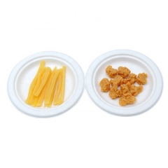 Hot Selling Biodegradable Bagasse Dinnerware 6 Inch Sugarcane Plate