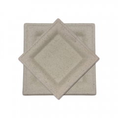 Popular Decomposable Square Sugarcane Bagasse Plate