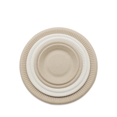 Top selling nontoxic microwaveable disposable sugarcane dinner plates for food