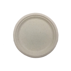 Eco Packaging Customized Round 100% Compostable Biodegradable Sugarcane Plate