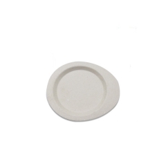 Unbleached Desechables Biodegradables Oval Tray Bagasse Cake Plate