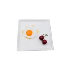 Popular Compostable Square Sugarcane Bagasse Plate