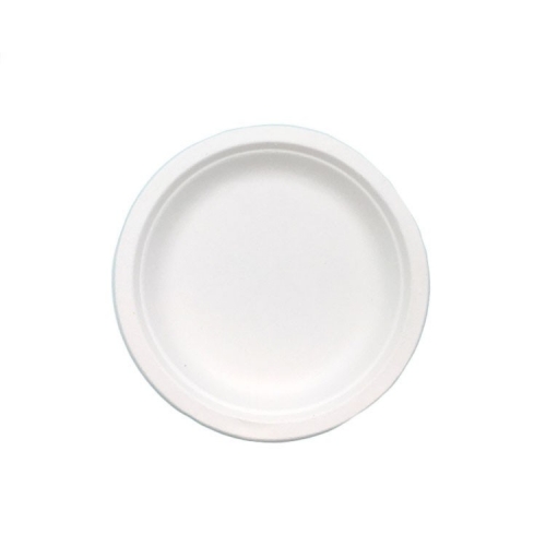 portative food plate decomposable sugarcane bagasse plate for fruit salad