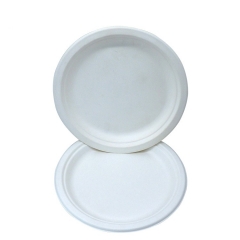 Eco friendly biodegradable tableware 100% disposable sugarcane pulp plate sugarcane plate