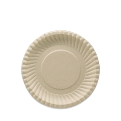 Microwaveable nontoxic disposable biodegradable sugarcane bagasse plates for wedding
