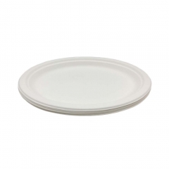 High Quality Disposable Biodegradable Plates Sugarcane Bagasse Oval Plate For Wedding