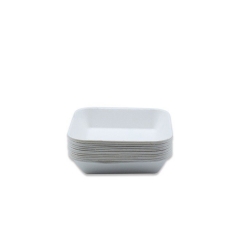Placa biodegradable disponible de la caña de azúcar de la mini placa cuadrada del tamaño