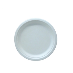 Eco friendly biodegradable tableware 100% disposable sugarcane pulp plate sugarcane plate