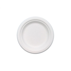 Factory wholesale biodegradable eco friendly round sugarcane plate