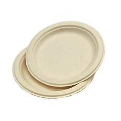 Eco-friendly Natural 100% Biodegradable Sugar Cane Bagasse Plates