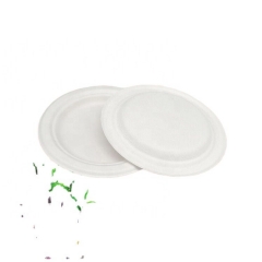 Microwaveable sugarcane cake plate