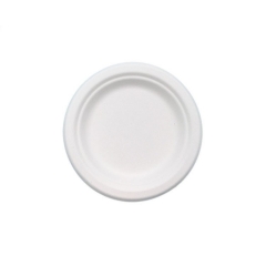 Best sale 6 inch disposable food packaging round sugarcane bagasse plate
