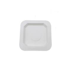 Composable Sugercane 사각 접시 일회용 전자 레인지 접시