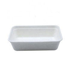 Plateau jetable biodégradable Plateau de nourriture en bagasse pour fruits et repas