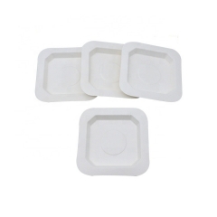 Platos de pulpa compostable de Sugercane Platos desechables para microondas