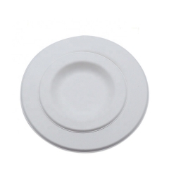 Компостируемые и биоразлагаемые тарелки из целлюлозы по индивидуальному заказу для десертов