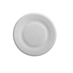 Assiettes compostables de canne à sucre jetables rondes écologiques de Noël de 8 pouces